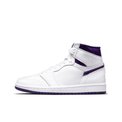AJ1Mid - White Purple