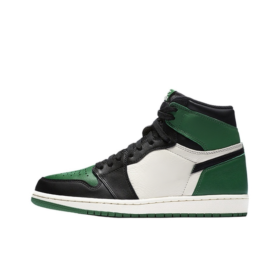 With shoe box:Air Jordan 1 mid high Black Green Black Purple Black White Black Pink Black Gold Toe Black Warrior Board Shoes Sports