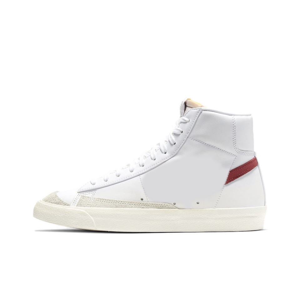 With shoe box:Blazer mid slip and wear-resistant mid top men's and women's board shoes