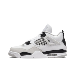 AJ4 - Grey White Black