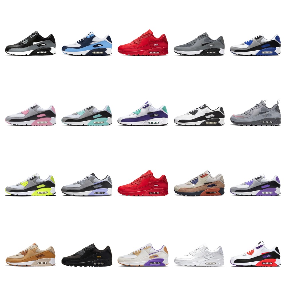 With shoe box: 90 casual running shoes