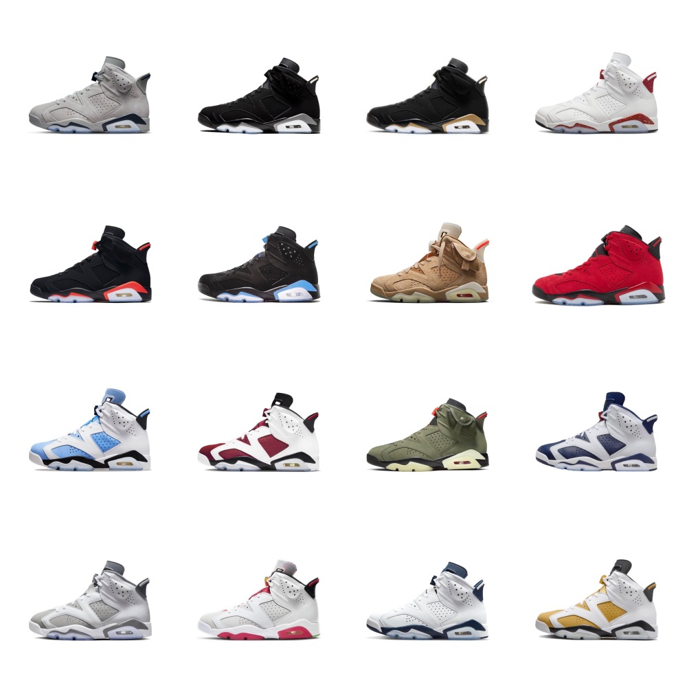 With shoe box:6 Retro basketball shoeses
