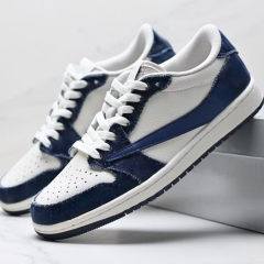 TS- Blue White