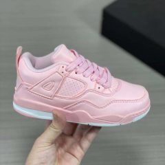 Child AJ4- Pink White