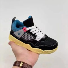 Child AJ4- Yellow Blue Black