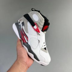 AJ8-White Grey Red