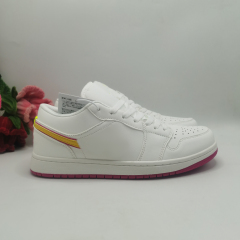 Aj1L-White Yellow Pink
