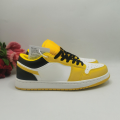 Aj1L-Black White Yellow