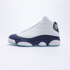 AJ13 - White Deep Blue