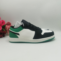 Aj1L-Black White Green