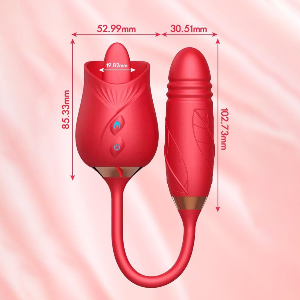 VibrantLove Rose Vibrator(306*55*31mm/326*53*31mm)