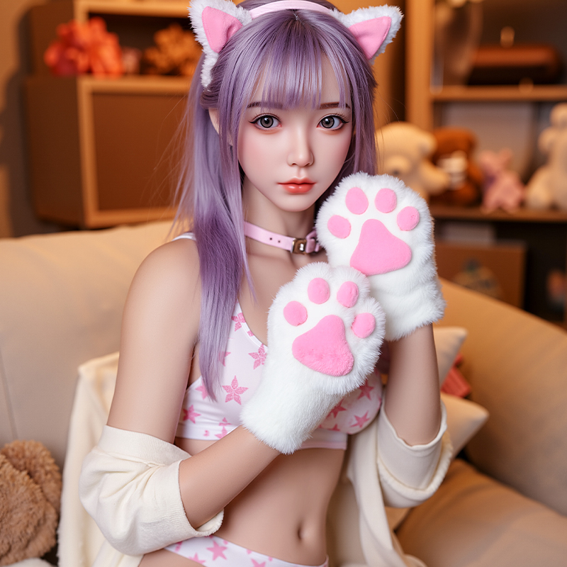 VibrantLove Yan Ke Silicone Doll with Cat Ears
