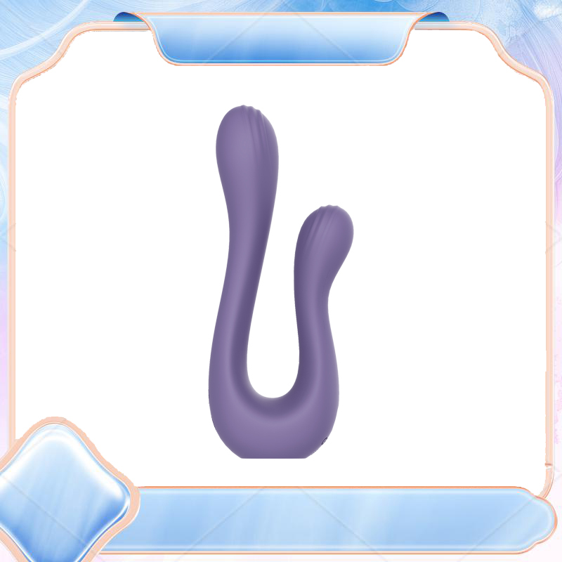 VibrantLove Violet Silicone G-Spot Vibrator(19.2*7.6*4.2cm)
