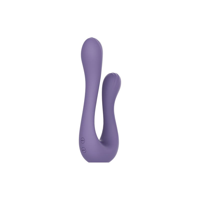 VibrantLove Violet Silicone G-Spot Vibrator(19.2*7.6*4.2cm)