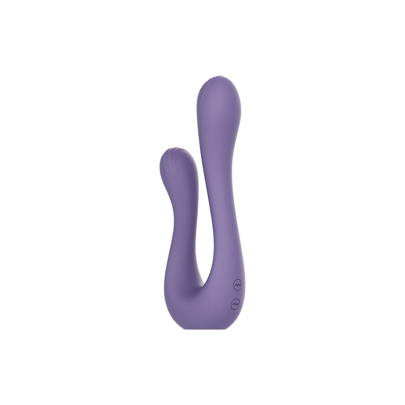 VibrantLove Violet Silicone G-Spot Vibrator(19.2*7.6*4.2cm)