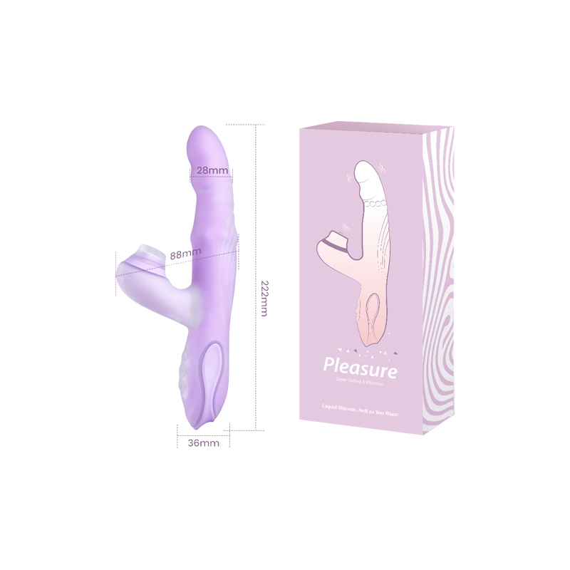 VibrantLove G-Spot Liquid Silicone Vibrator(88*36*222mm)