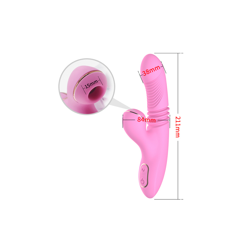 VibrantLove G-Spot Liquid Silicone Vibrator(211*84mm)