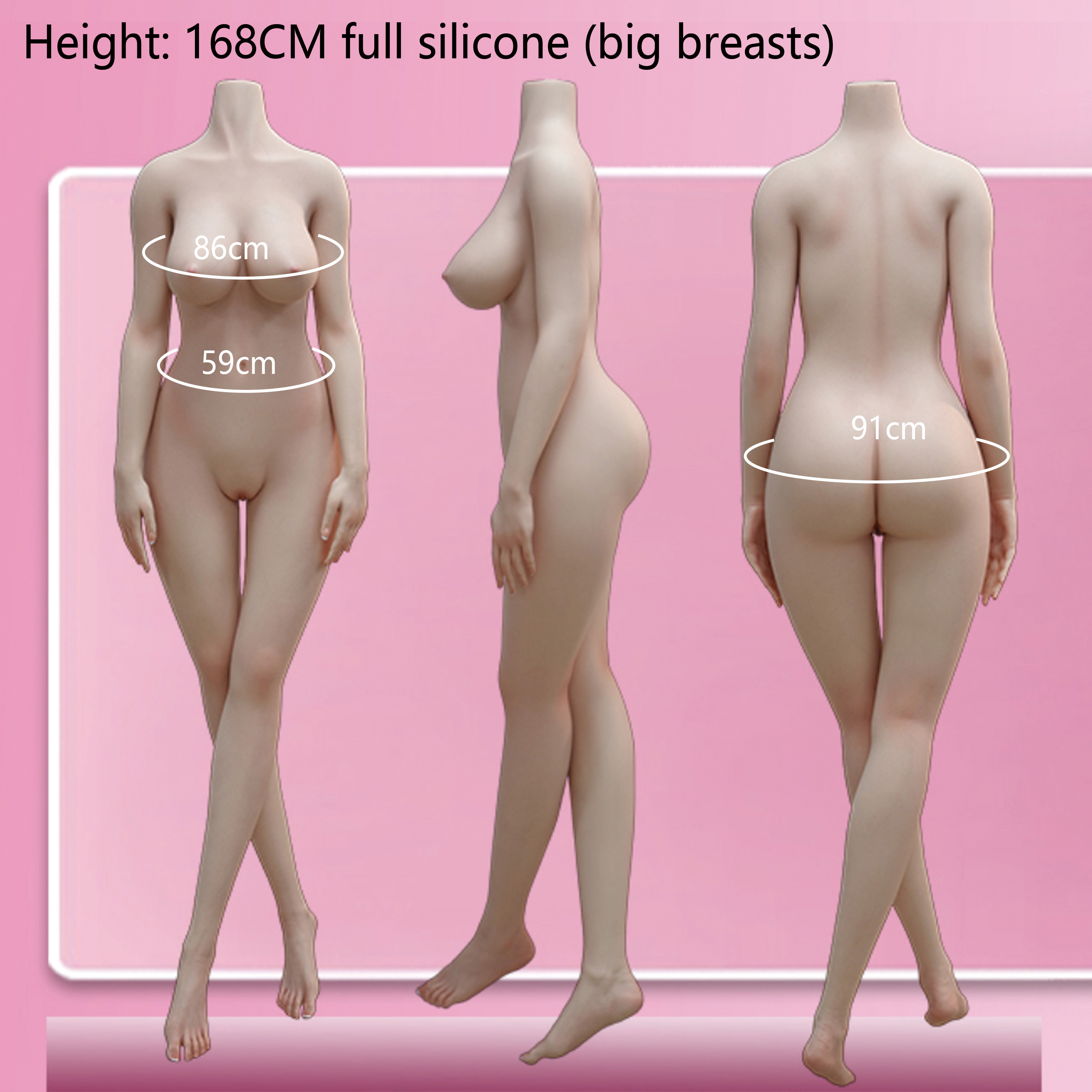 168CM full silicone (big chest)