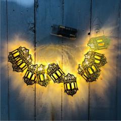 battery or USB powered Ramadan Eid LED lantern string light
