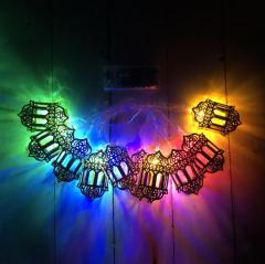 battery or USB powered Ramadan Eid LED lantern string light