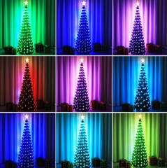 hot selling USB powered/ adapter powered Christmas tree with RGB color changing LED string light