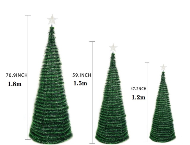 hot selling USB powered/ adapter powered Christmas tree with RGB color changing LED string light