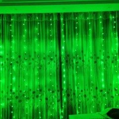 LED RGB 16 colors Christmas garland curtain window light