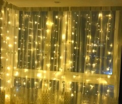 Amazon hot selling 3*3M 300LED garland curtain light