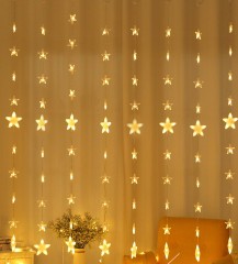 LED star garland curtain/window light