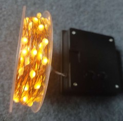 solar powered high quality 2835LED copper string light for outdoor garden