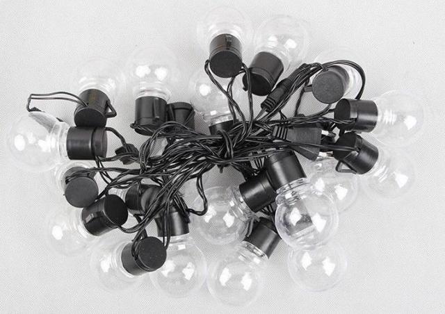 solar powered / plug - in cheap G50 LED string light for Christmas party festival decoration