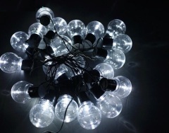 solar powered / plug - in cheap G50 LED string light for Christmas party festival decoration