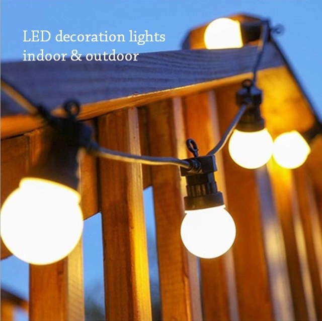Amazon hot selling LED waterproof high quality G50 string lights for outdoor Christmas decoration