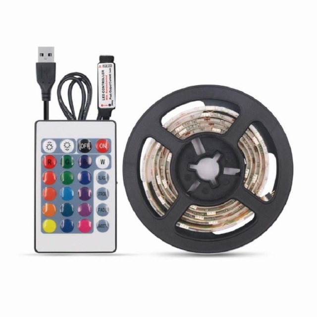 RGB LED trip light with remote for home/ festival decoration
