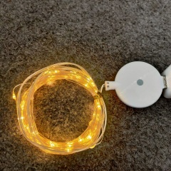 new design USB copper string light with music