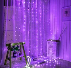 Amazon hot selling 3*3m 300LED USB copper string lights for home party Christmas decoration