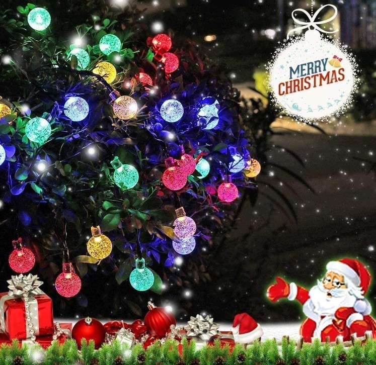 waterproof battery powered with remote RGB 16 color chaning LED ball string light for Christmas
