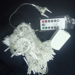 110V / 220V 3*3M 300LED curtain light with remote for room/christmas decorations