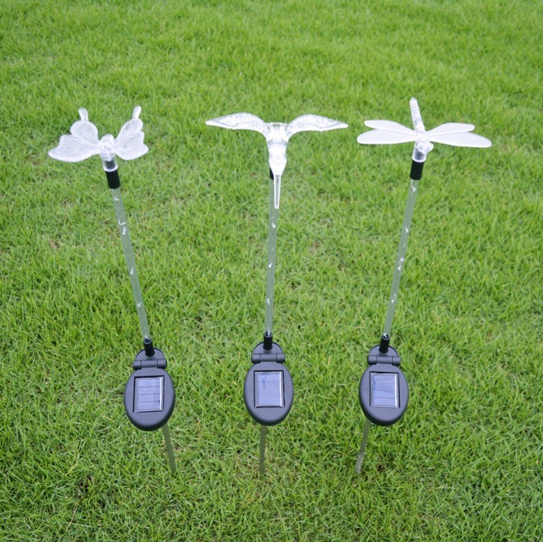 solar outdoor waterproof garden butterfly string light