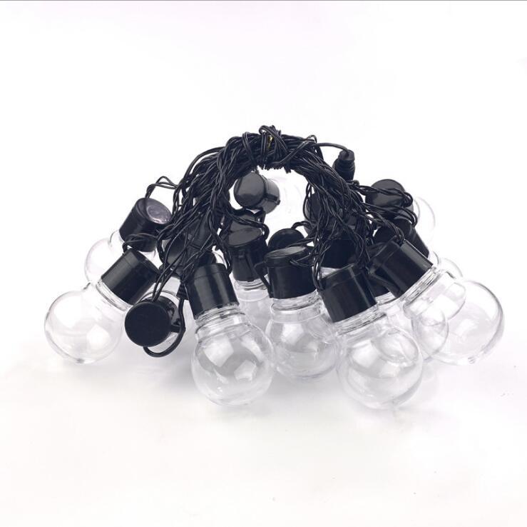 solar 10 balls 20balls 30 balls G50 outdoor waterproof string light for Christmas