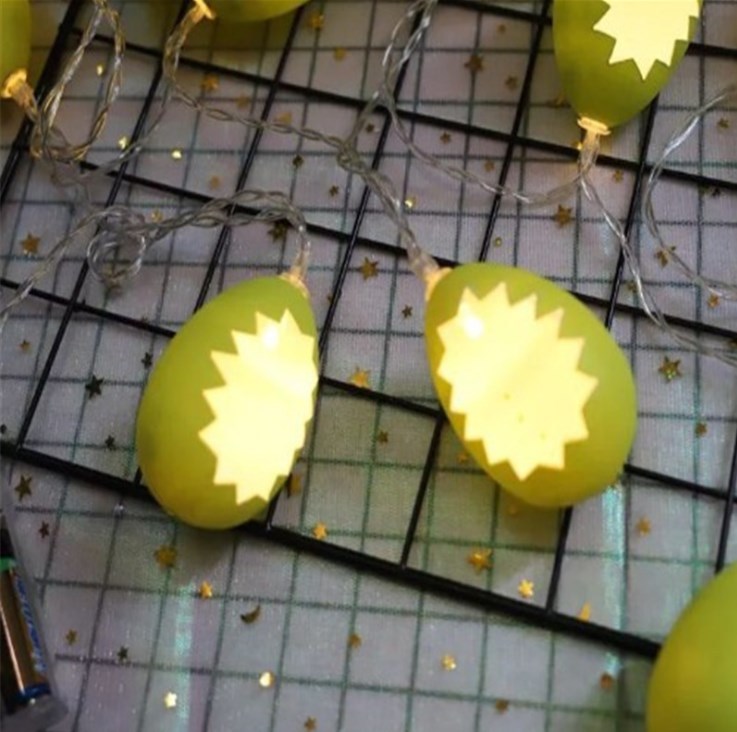 Battery powered 10 LED 20LED Egg Easter Day string light