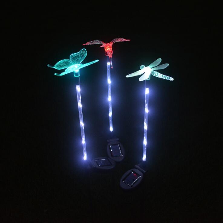 solar outdoor waterproof garden butterfly string light