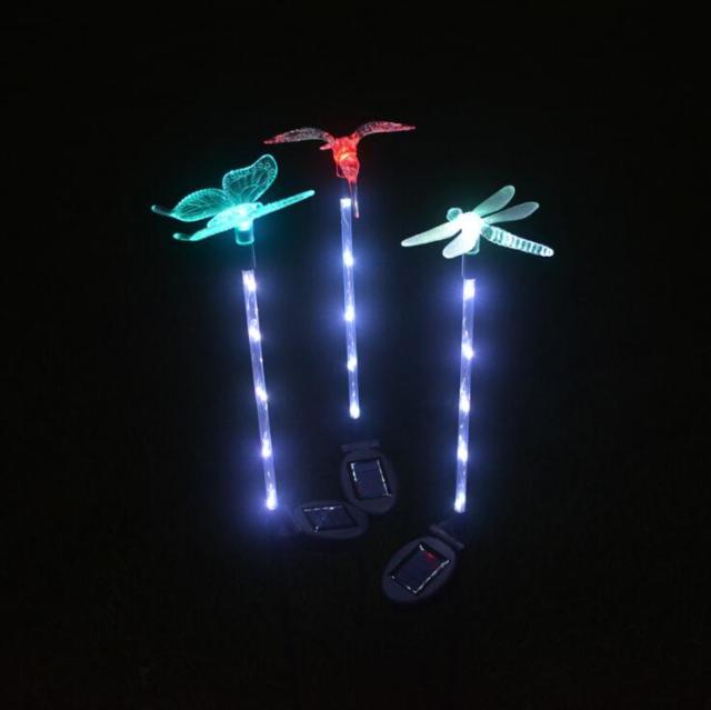 solar outdoor waterproof garden butterfly string light