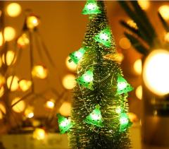 battery powered / USB powered LED Santa Claus christmas copper string light for Christmas decoration