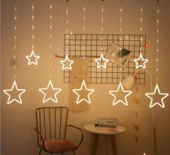 hot selling LED star curtain light for Christmas decorative