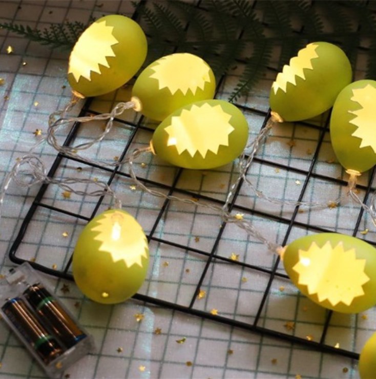 Battery powered 10 LED 20LED Egg Easter Day string light