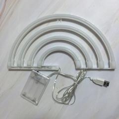 USB + battery powered LED neon rainbow light