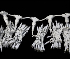 High Quality 3*2m 3*3m Customized Size AC110V/220V Outdoor Decoration Waterproof LED Curtain String Light Rubber Wire