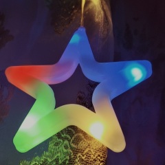 New Ramadan moon and star curtain light with connectable plug