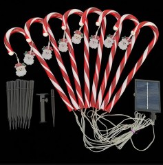 Outdoor Solar Powered Christmas LED walking stick light